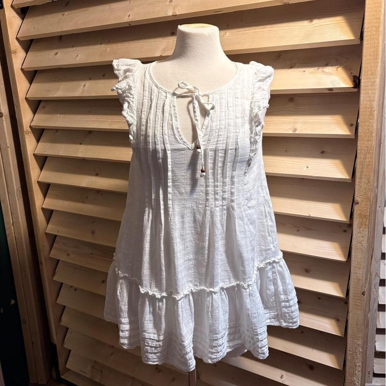 Hudson Women's White and Cream Dress