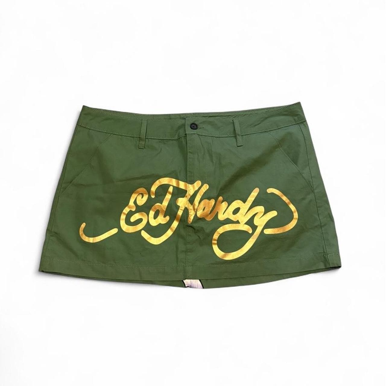 Ed Hardy Women's Green Skirt